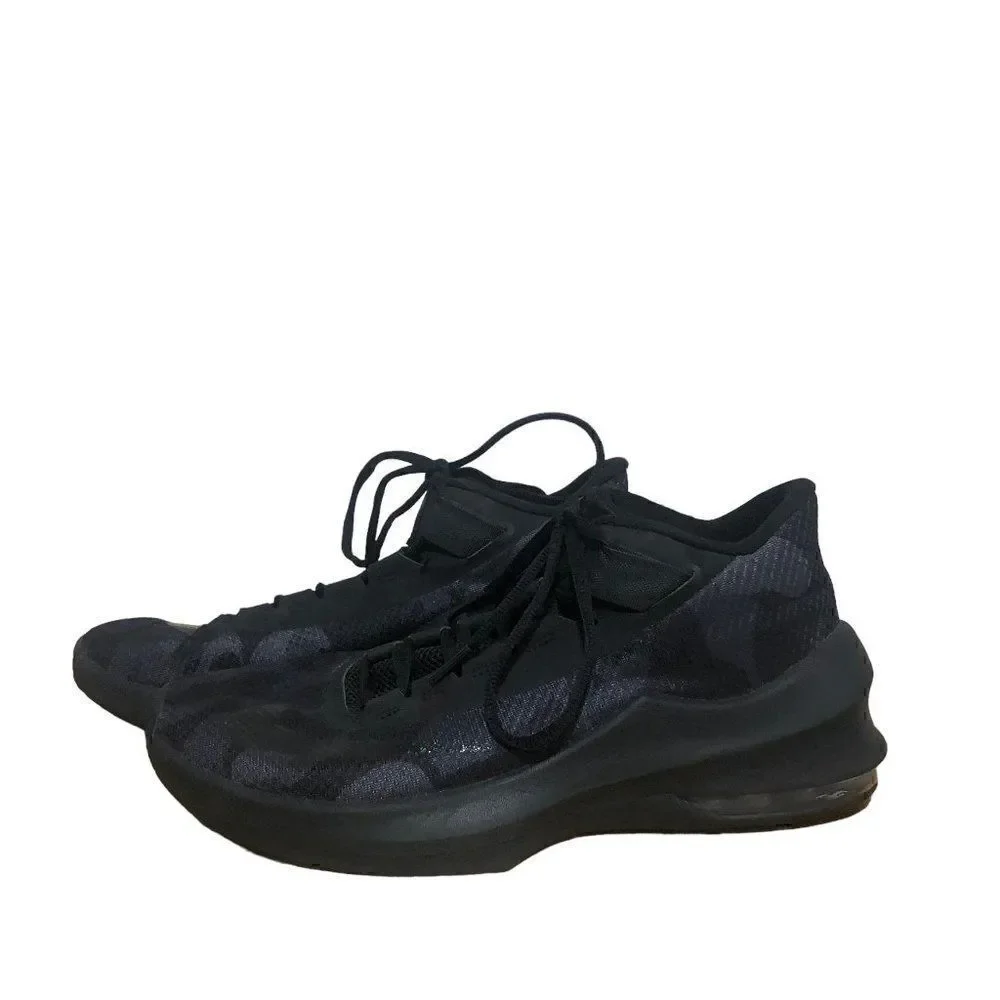 Nike Air Max Infuriate 2  A04428-001 Mid Black Camo Low Top Shoes Men’s Size 8.5
